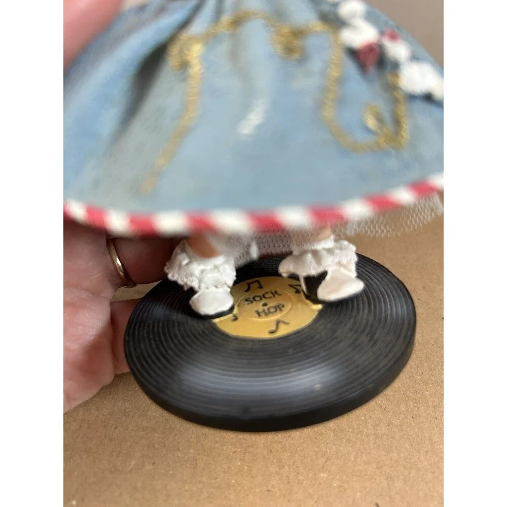 Madame Alexander 1950 Sock Hop Figurine Limited Edition 24/402 5.5” Poodle Skirt